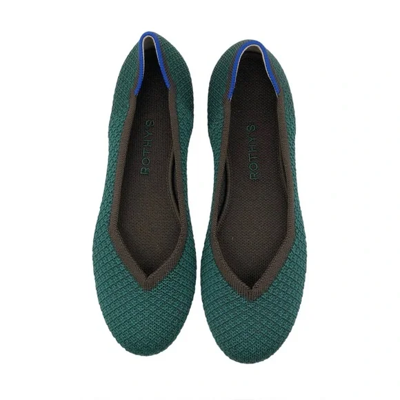 Rothy’s The Flat in Juniper Textured Green | 12 - Picture 1 of 7